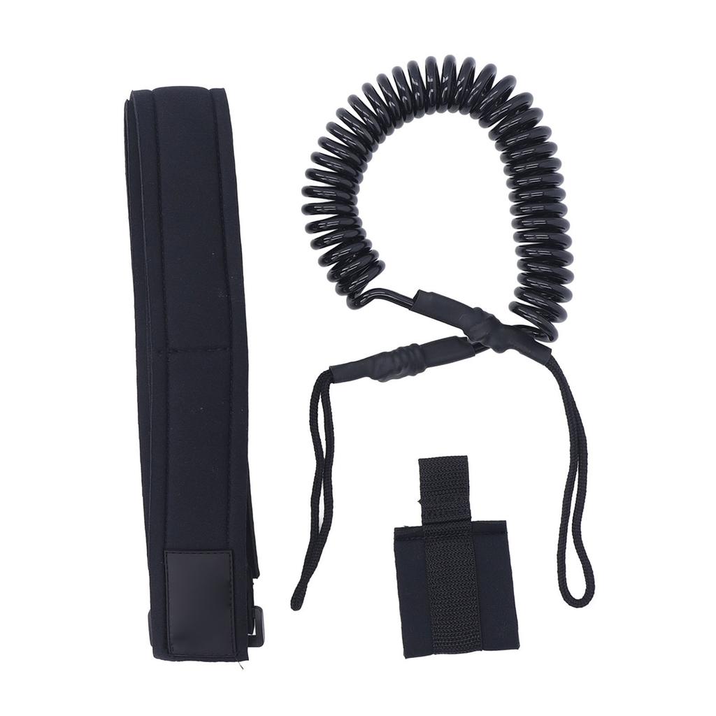 6 мм поводок для серфинга надежный высокопрочный TPU спиральный пружинный поясной трос безопасности для водных видов спорта