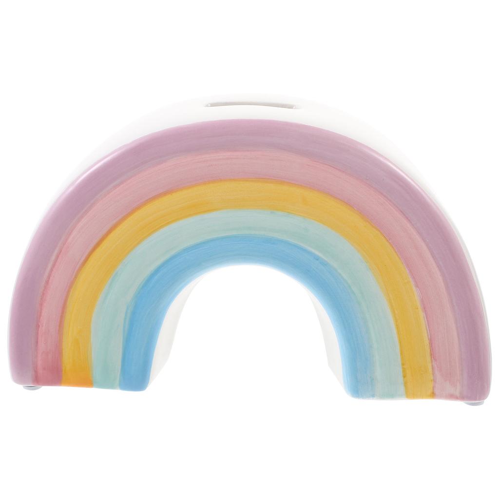 Rainbow Piggy Bank Girl Toddler Toys Money Pot Cartoon Saving Shape Ceramics Child