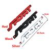 Автомобильные аксессуары, наклейка, Стайлинг, металл, 3D хром, черный, авто, багажник, гоночный спорт, слово, буквенный логотип, эмблема, значок, наклейка, наклейка