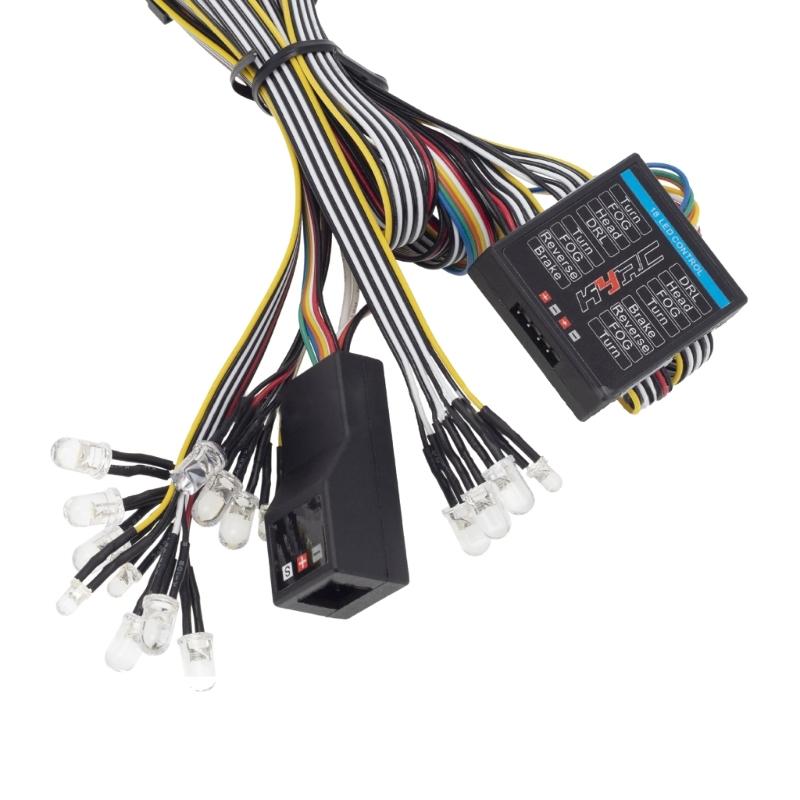 Симуляция Светодиодные Фонари Умная Система Мигающее Освещение Совместимо для RC Автомобиля 1/8 1/10 Масштабные Модели Yokomo HPI AXIAL RC4WD-TRX