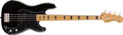 Squier by Fender Electric Bass Classic Vibe 70s Precision Black с мягким чехлом Bass®,