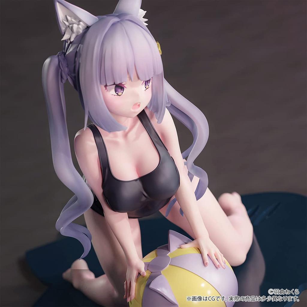Kemomimi Academy illustrated by Hagura Nekura scale finished figure "Harusame" 1/7 pre-painted