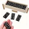 28 шт./коробка Мини-набор деревянных домино, Миниатюрные классические настольные игры, Игровые костяшки, Досуг, для игр в походах и путешествиях на открытом воздухе