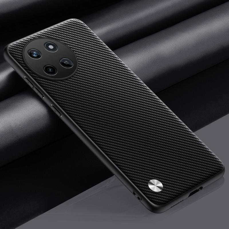 Luxury PU Leather Case For Realme 11 4G Matte Back Cover Shockproof TPU Silicone Full Protection Phone Case For Realme11 Coque
