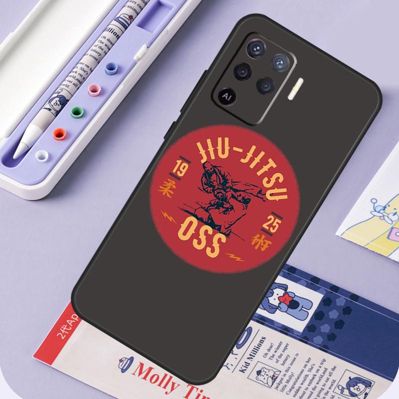 Judo BJJ Jiu Jitsu For Oppo A40 A60 A80 A94 A74 A54 A15 A18 A38 A58 A78 A98 A16 A76 A96 A57 A17 A77 A5 Pro Case