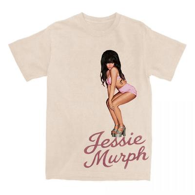 Футболка Painted Lady Jessie Murph Принт Альбома Sex Hysteria Хлопковая Свободная Мужская Женская Футболка С Коротким Рукавом Круглым Вырезом Женская Футболка