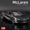 Масштаб 1/24 Модель спортивного автомобиля McLaren 720S из сплава Литая и игрушечная Металлическая модель автомобиля Высокая симуляция Коллекция Подарок для детей