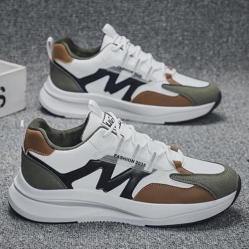 Мужская модная черная повседневная обувь на осень: Мягкие, дышащие и удобные для бега и занятий спортом.