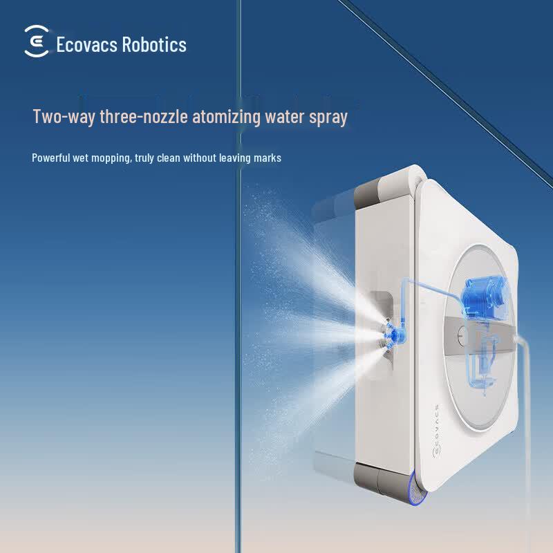 ECOVACS Робот для мытья окон Winbot W2S со станцией «все в одном», штепсель CN (адаптер в комплекте)