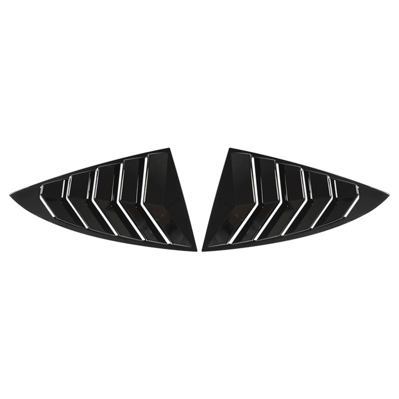 Car Rear Window Shutter Cover Trim Window Louver Side Vent Trim Sport Style For Tesla Model 3 2017-2025 Accessories