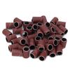 210pcs Brown Sanding Bands Nail Art Sanding Bands Replaceable Nail Sanders with Nail Drill Shaft