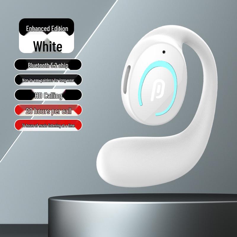 Новый стиль костной проводимости Bluetooth 5.3 Спортивные наушники-вкладыши с ультрадолгим временем работы от аккумулятора