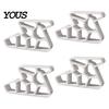 Portable Sliding Door Wedge 2/3/4Pcs Window Stopper with Track Lock, Heavy Duty Safety Balcony Security Wedge, No-Tool Installation Stop