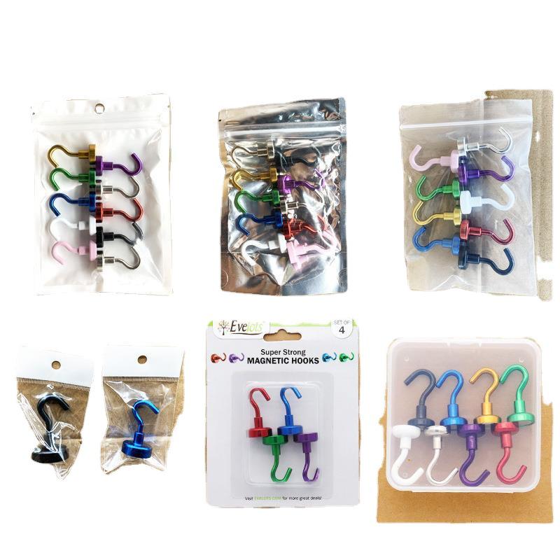 Крепкий магнитный крючок NdFeB E16 с присоской и конструкцией, предотвращающей столкновения