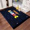 Classic Pac-Man Game Design Carpet Non-slip rug suitable for living room and bedroom sofas.