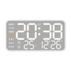 ABS Digital LED Clocks Wall-mounted Alarm Clocks New Electronic Wall Clock  Bedroom