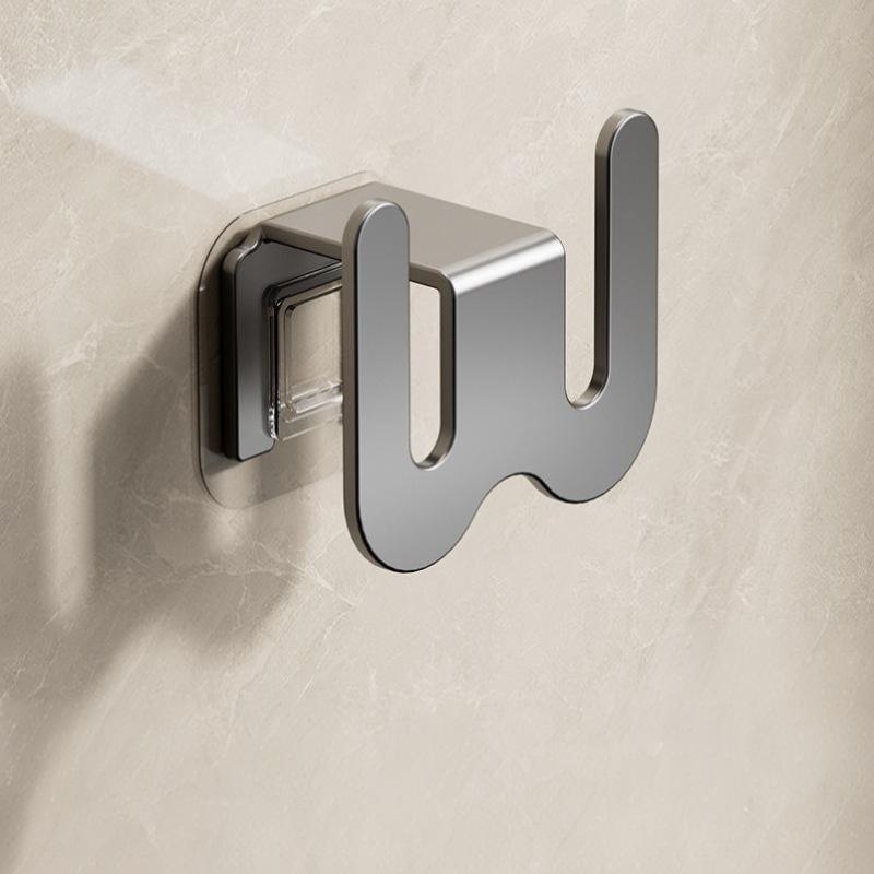 Bathroom Slippers Rack Slippers Storage Wall Mounted Shoe Storage Rack Hole-Free Storage Hook Door Slippers Rack