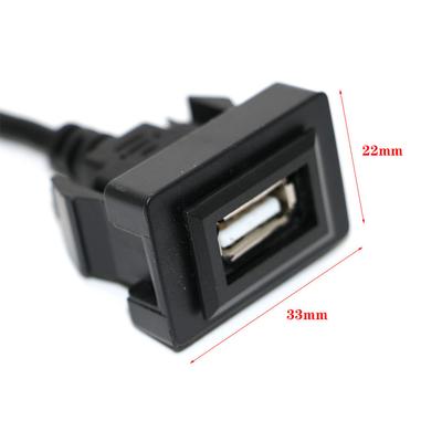 Новый автомобильный приборная панель заподлицо USB-порт панель удлинительный кабель адаптер для Toyota RAV4 Vios