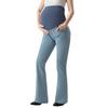 Bootcut Stretch Maternity Jeans with Abdominal Pockets