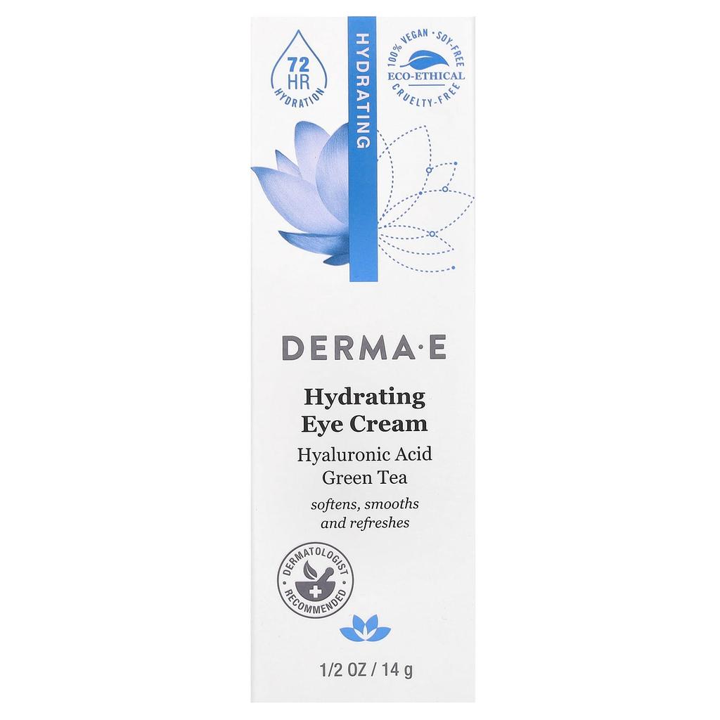 Hydrating Eye Cream with Hyaluronic Acid & Green Tea, 14G(1/2Oz)