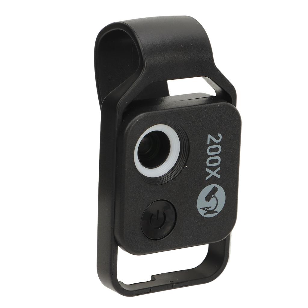 Карманный микроскоп 200X HD с линзой CPL, встроенный в держатель для мобильного телефона, для обучающих экспериментов