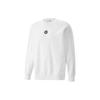 Puma Solid Color Logo Print Crew Neck Sweatshirt Unisex Tops White 535382-02
