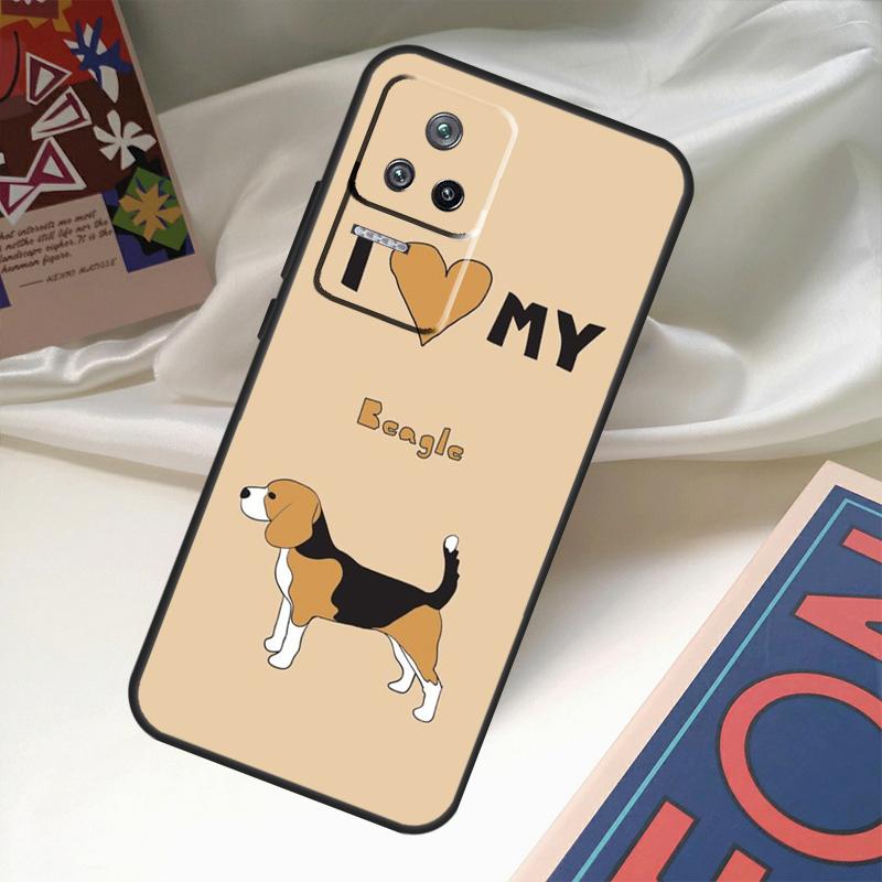 Beagle Puppy Dog Case For Xiaomi 14 13 Ultra 12 Lite 11T 12T 13T Pro POCO M6 X3 X5 X6 Pro F3 F5 M5s Cover