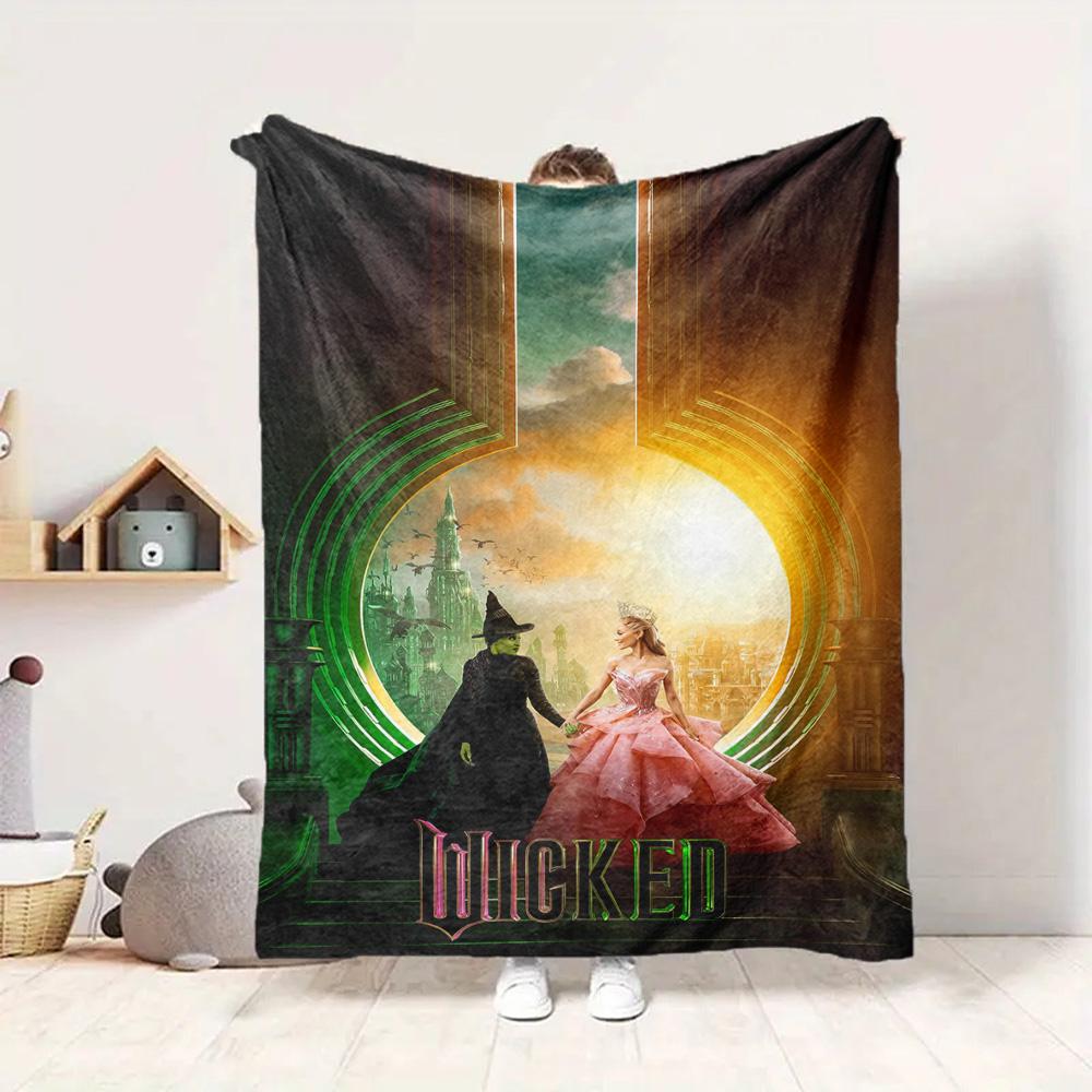 Fantasy Flannel Blanket Throw Blanket Soft Warm Sofa Bed Camping Home Decor Unique Christmas Gift C9211855