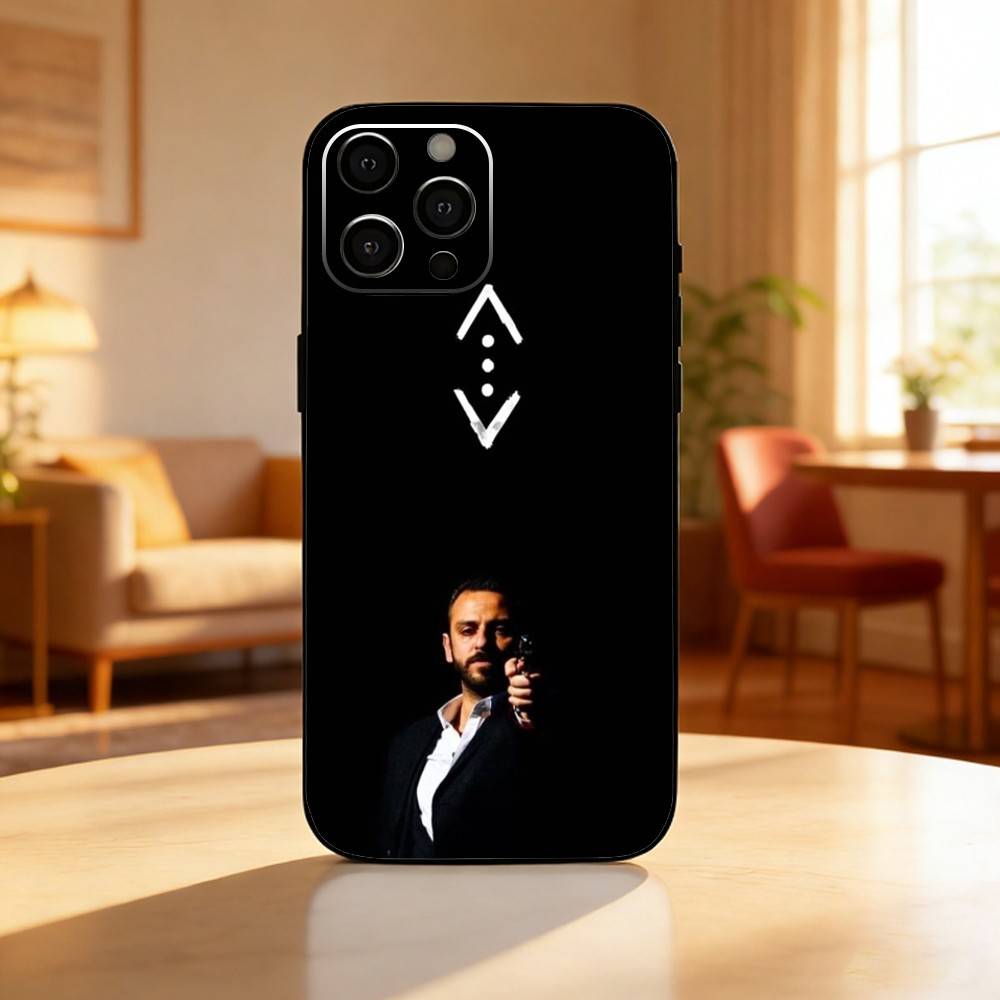 Турция C-Cukur Show TV Чехол для телефона для iPhone 17, 16, 15, 14, 13, 12 Plus, Max Мягкий силиконовый черный чехол