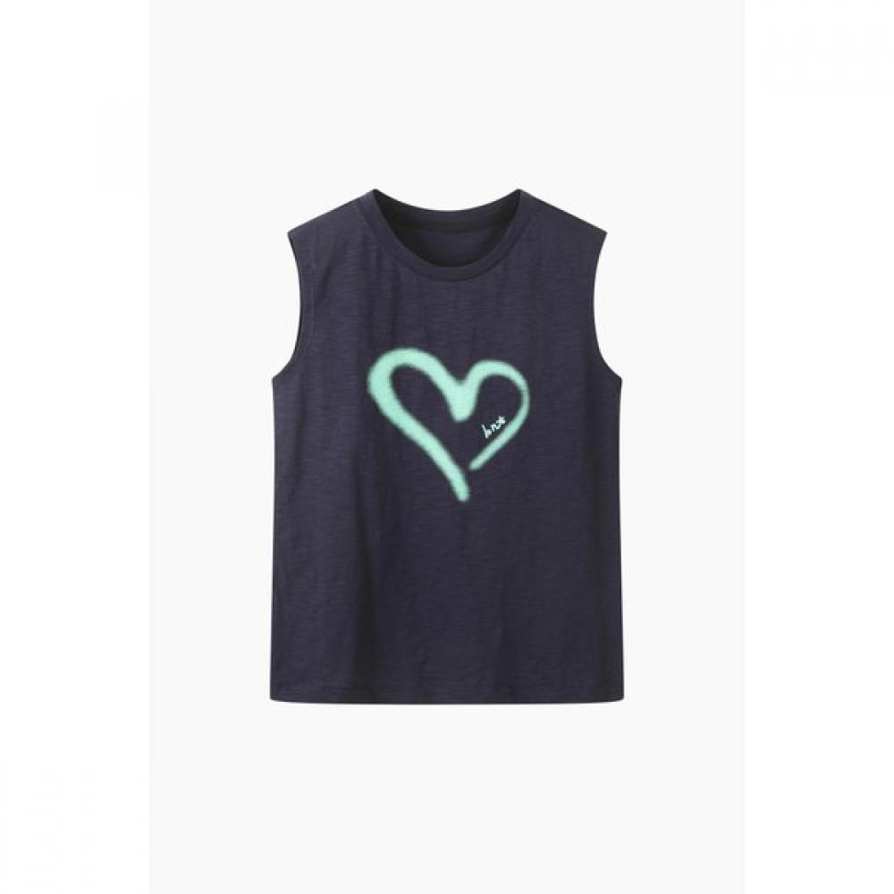 BeneTTon HearT Sleeveless T shirT baTsf6631
