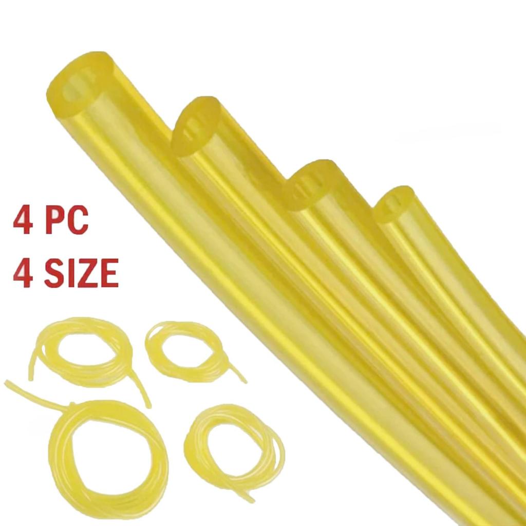 4 Sizes Petrol Fuel Gas Line, Pipe Hose Tubing For String Chainsaw Blower