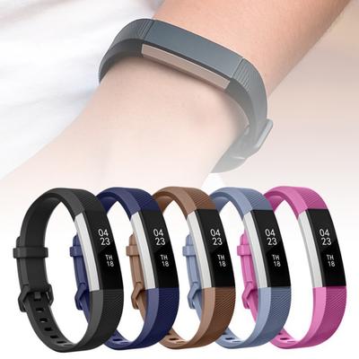 Сменный однотонный ремешок для часов, браслет, мягкий силикон для Fitbit Alta HR