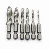 6 Pcs Hss Drill Tap Countersink Deburr Set Metric Combination Drill Tap M3-M10