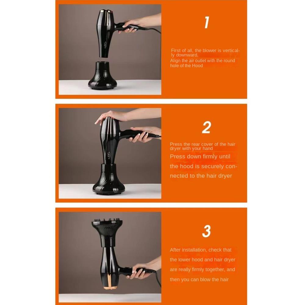 Universal Hairdryer Diffuser Cover Black Hair Dryer Cover Hair Dryer Diffuser  Salon