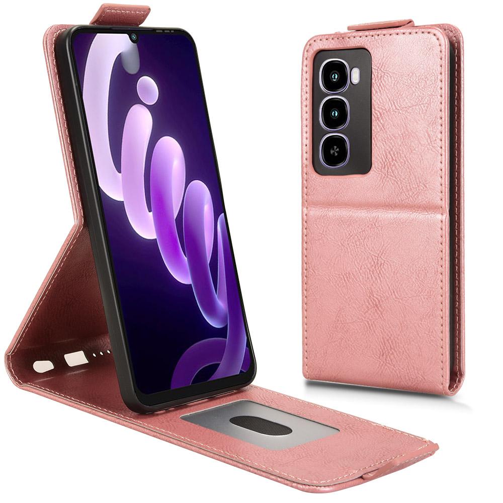 Для itel City 100 4G Чехол-подставка Магнитная застежка Вертикальный откидной Кожаный чехол для телефона с держателем для карт