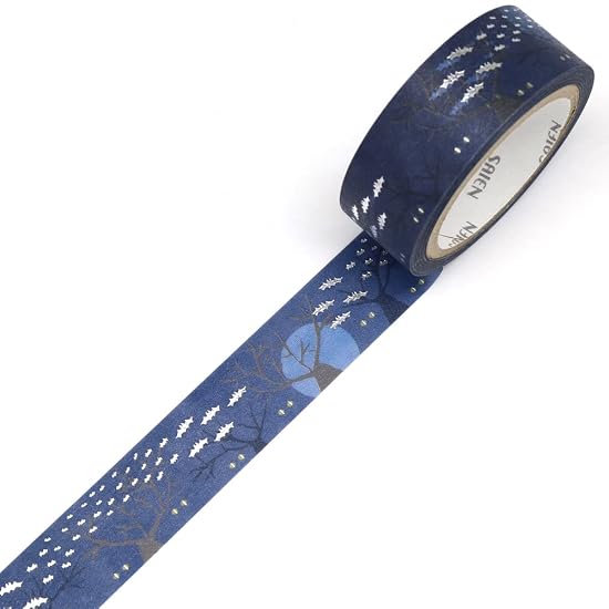 Японская маскировочная лента Kamiiso Sansho Washi *Сделано в Японии* 15 мм x 7 м Кошки и Летучие мыши SAIEN UR-3039 Was