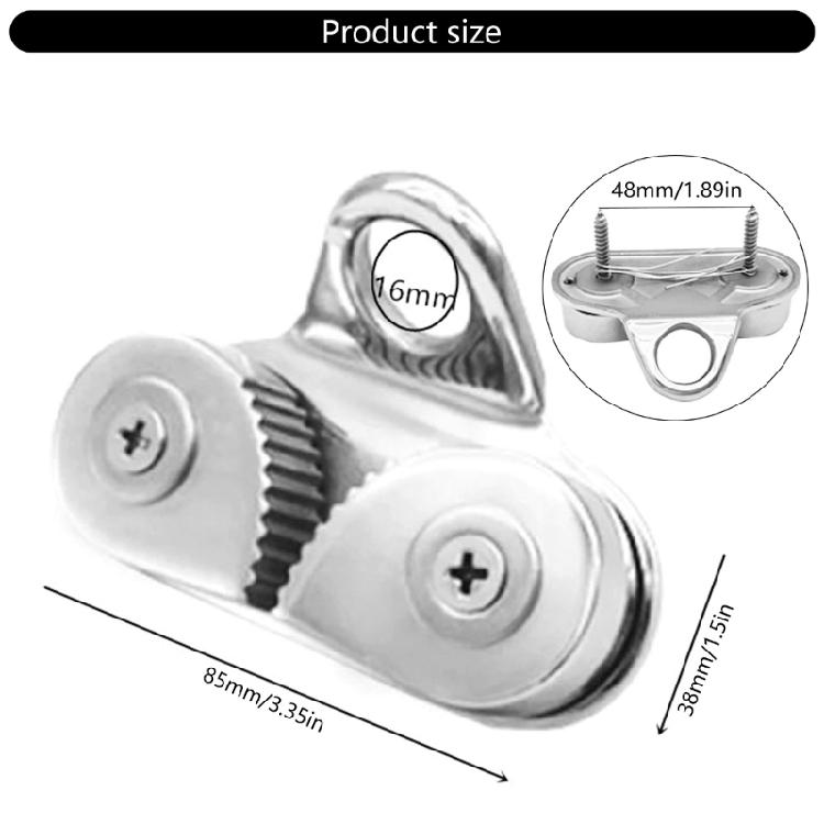 Sailing Cams Cleat Small Steel Cams Cleats Rowboat Bearing Cams Clamp Cleat Canoe Kayak Cams Cleat Fast Entry