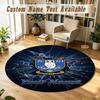 Round Rug Custom NameSheffield Wednesday FC Pattern Non Slip Carpet Home Floor Decor