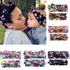 2Pcs/Set Mom Baby Cute Beautiful Elastic Floral Bowknot Headbands Hair Bands