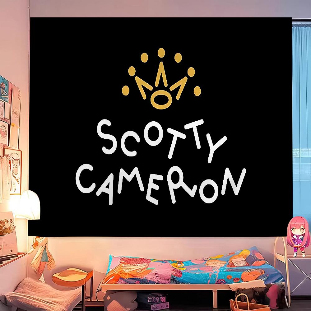 SScotty CCamerons Cartoon Tapestry For Living Room Home Dorm Decor INS Home Decor