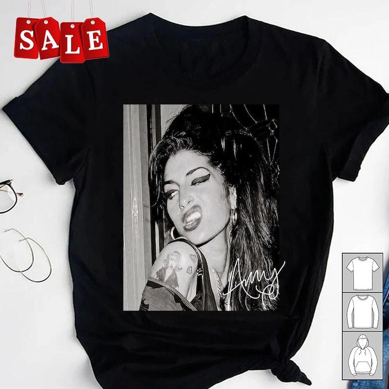Новая фирменная футболка Amy Winehouse Подарок для фанатов Унисекс Все размеры Футболка UH384 Унисекс футболка