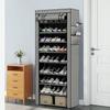 6/8/10-Layer Multifunctional Shoe Organizer - Simple Shoe Rack, Household Dust-proof Storage Shoe Cabinet, Indoor Simple Shoe Cabinet