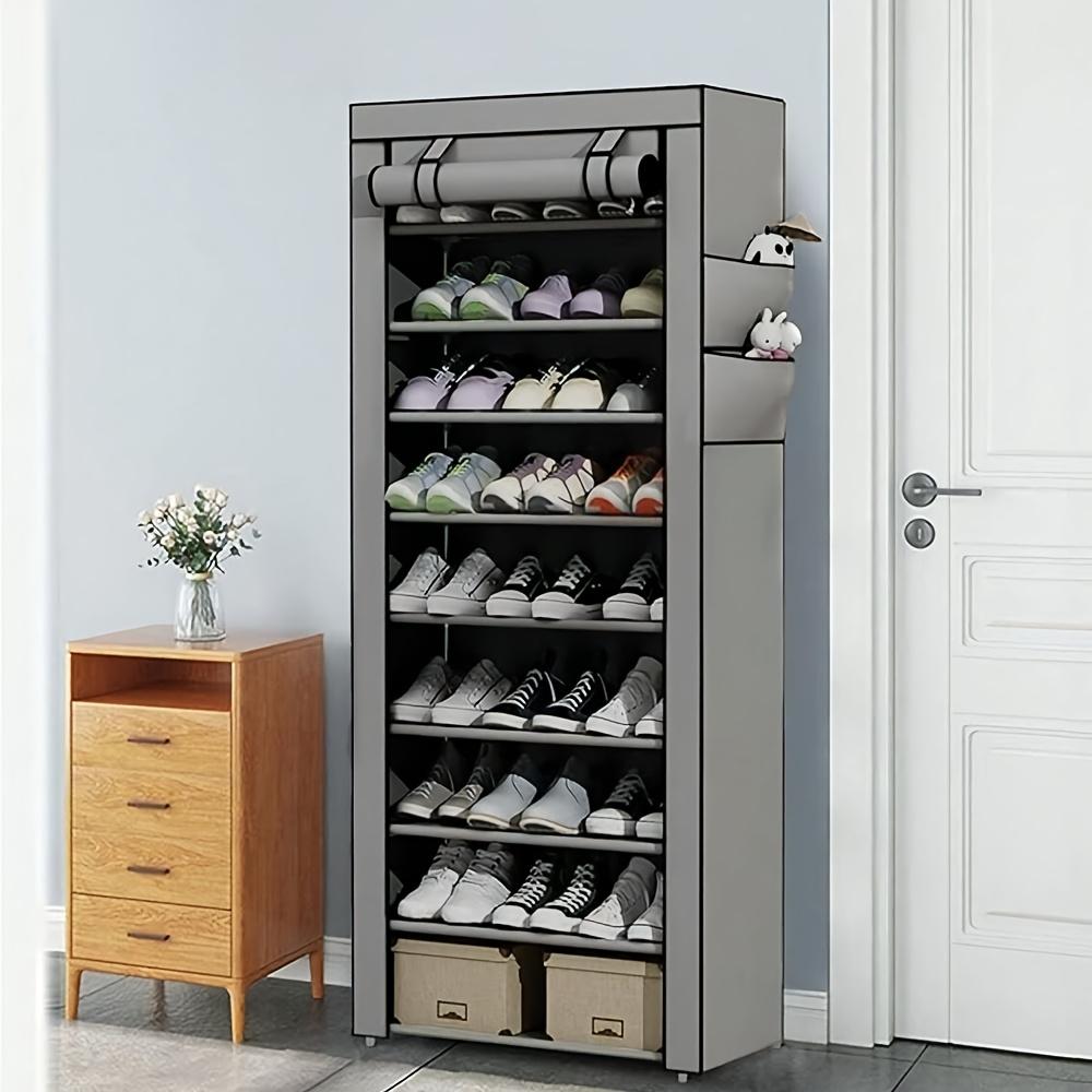 6/8/10-Layer Multifunctional Shoe Organizer - Simple Shoe Rack, Household Dust-proof Storage Shoe Cabinet, Indoor Simple Shoe Cabinet