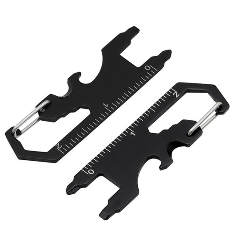 Многофункциональный карабин, резак для веревки, открывалка для бутылок, шестигранный ключ, отвертка, весы, портативный брелок для гаджета