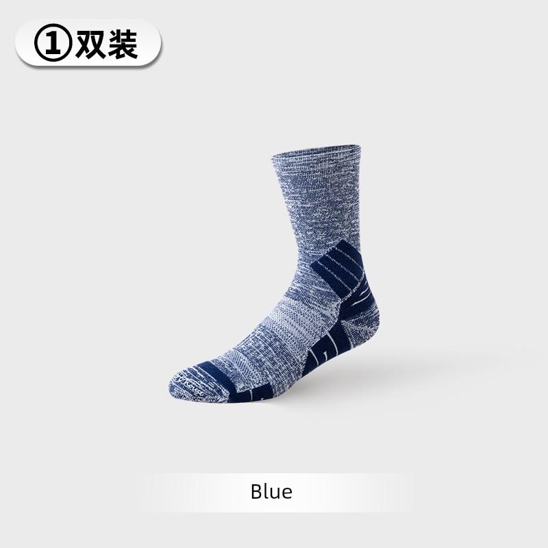 Sport's House Men's Mid-Calf Wool Outdoor Hiking Socks Moisture-Wicking Quick-Dry Trekking Sports Socks