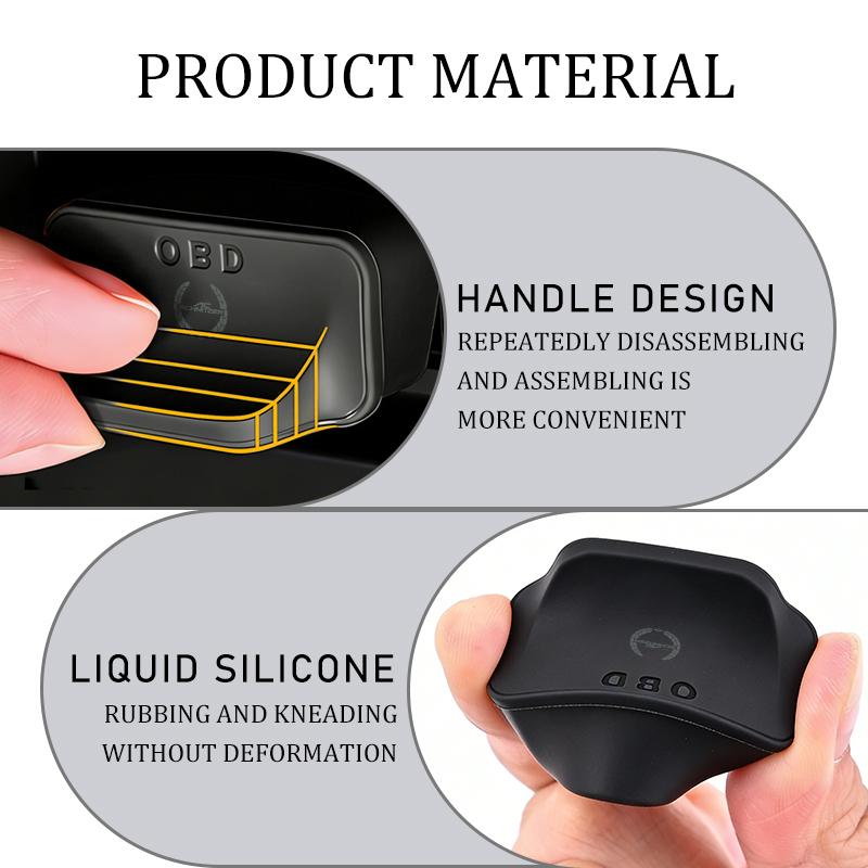 SNLL4 OBD Diagnostic Port Trim Cap Black OBDII Plug Anti Dust Cover For BMW M Sport M2 M3 M4 M5 M6 E46 E90 E60 F10 F20 E87 X3 X6