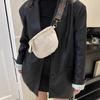 Женские поясные сумки из искусственной кожи, стильная однотонная сумка-хобо, роскошная дизайнерская нагрудная сумка с широким ремешком, модная поясная сумка