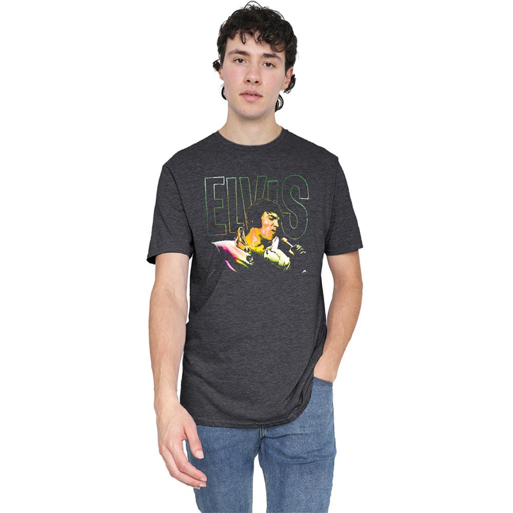 Elvis Presley Unisex Adult Multicoloured T-Shirt