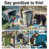 Регулируемый ремень-замок для крышки мусорного бака, ремень безопасности для запирания уличного мусорного контейнера, ремни для защиты мусорного бака от животных, 2 шт.