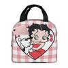B-Bettys Boops Изолированная сумка-ланчбокс, сумка для еды, портативный холодильник, термоланчбоксы для работы